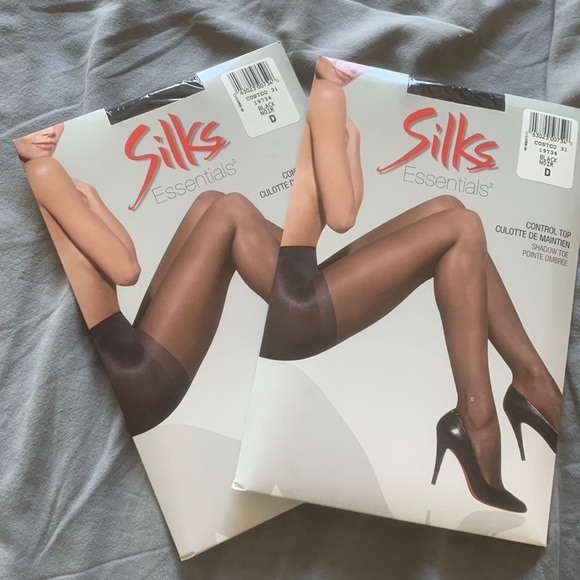NOT AVAILABLE 2x packages of black pantyhose! New, never opened! - Picture 1 of 6